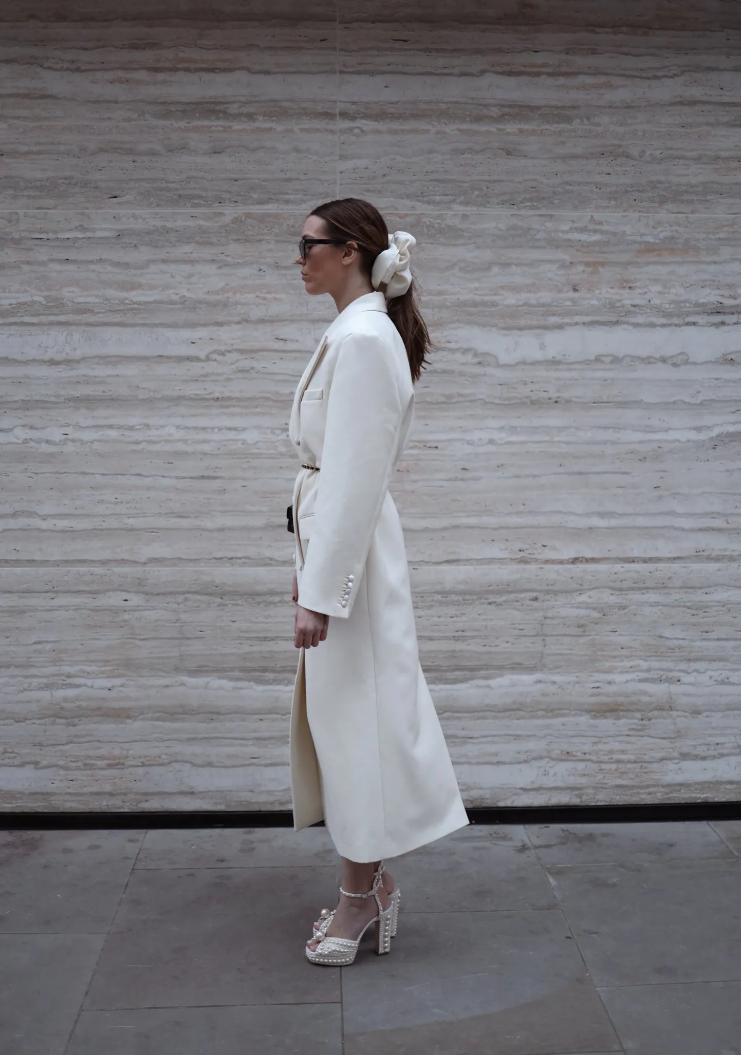 London Duster Coat in English Cream