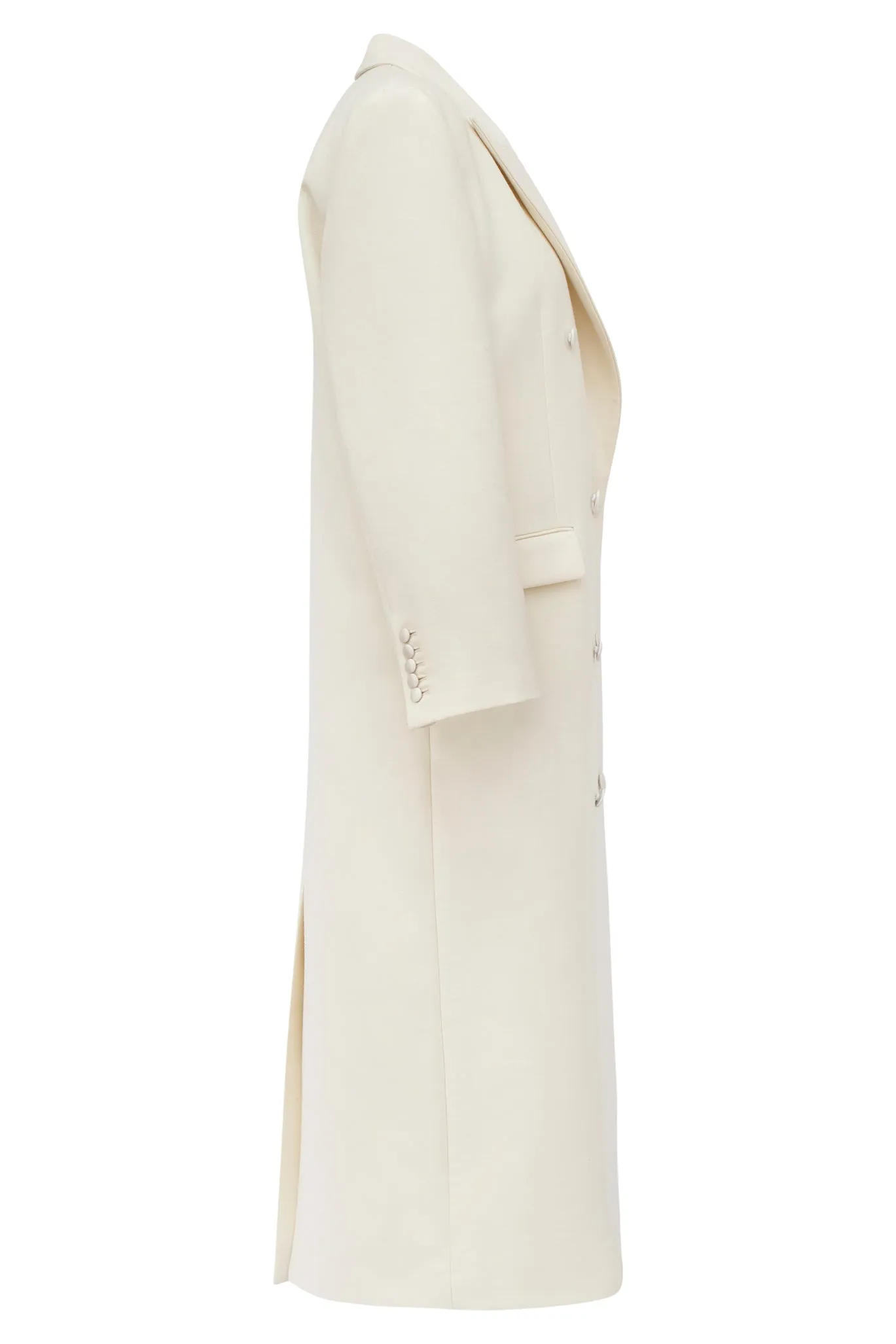 London Duster Coat in English Cream