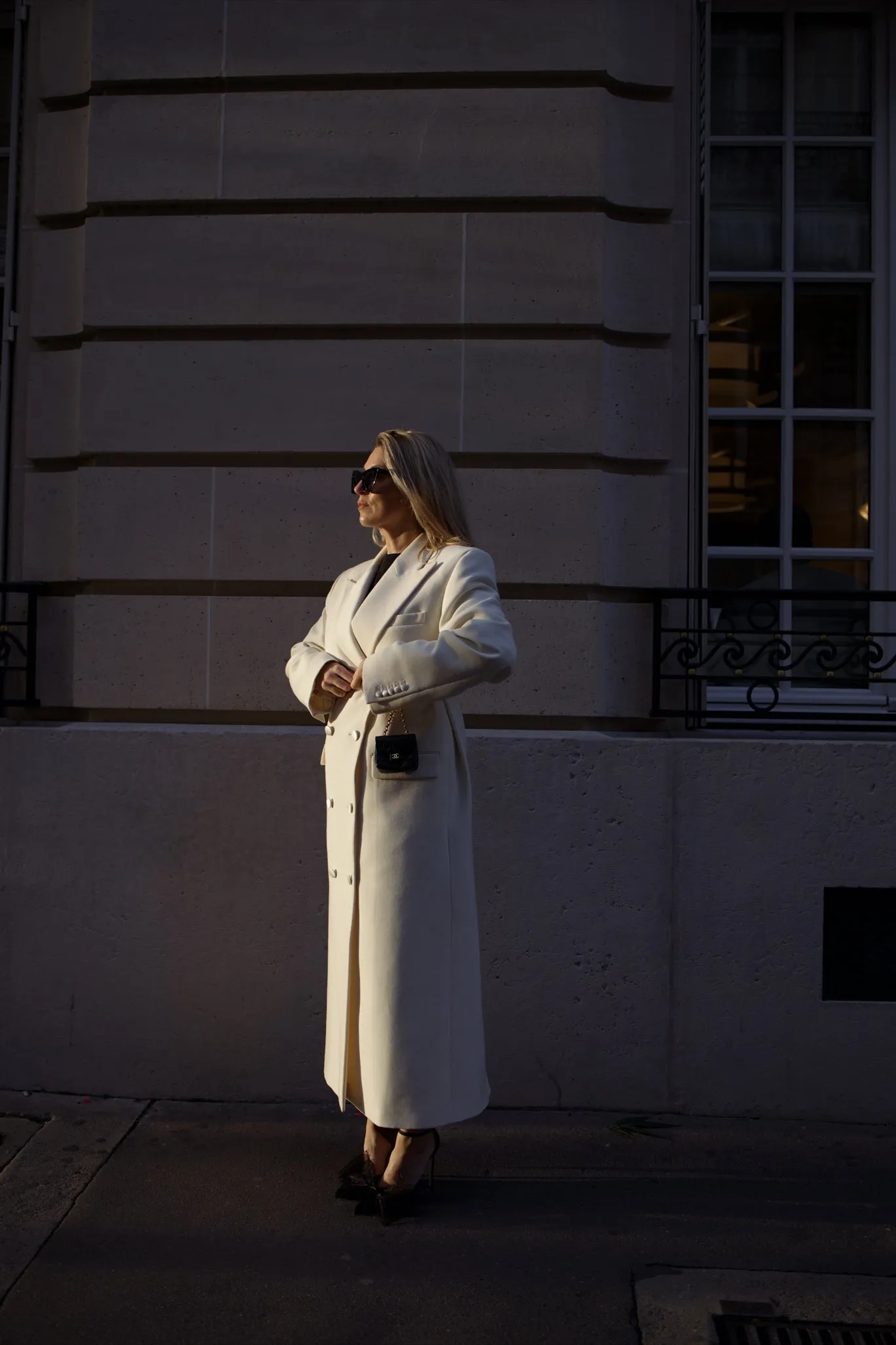 London Duster Coat in English Cream