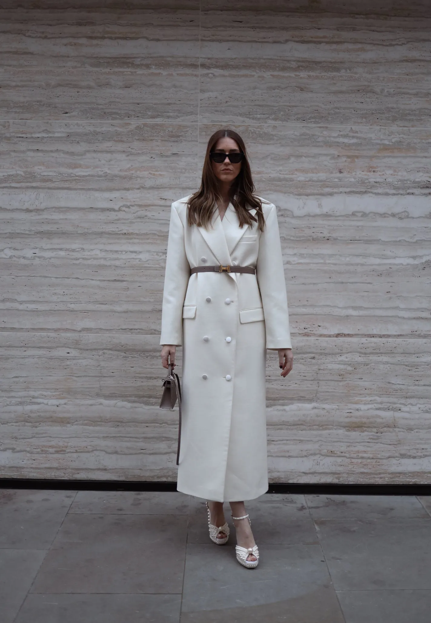 London Duster Coat in English Cream
