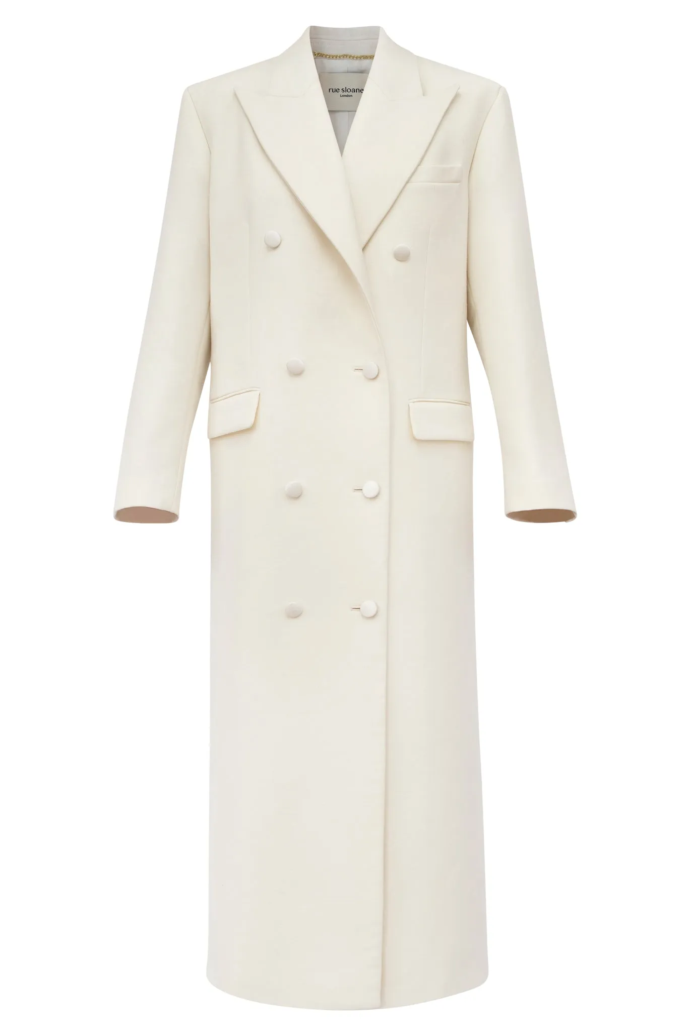 London Duster Coat in English Cream