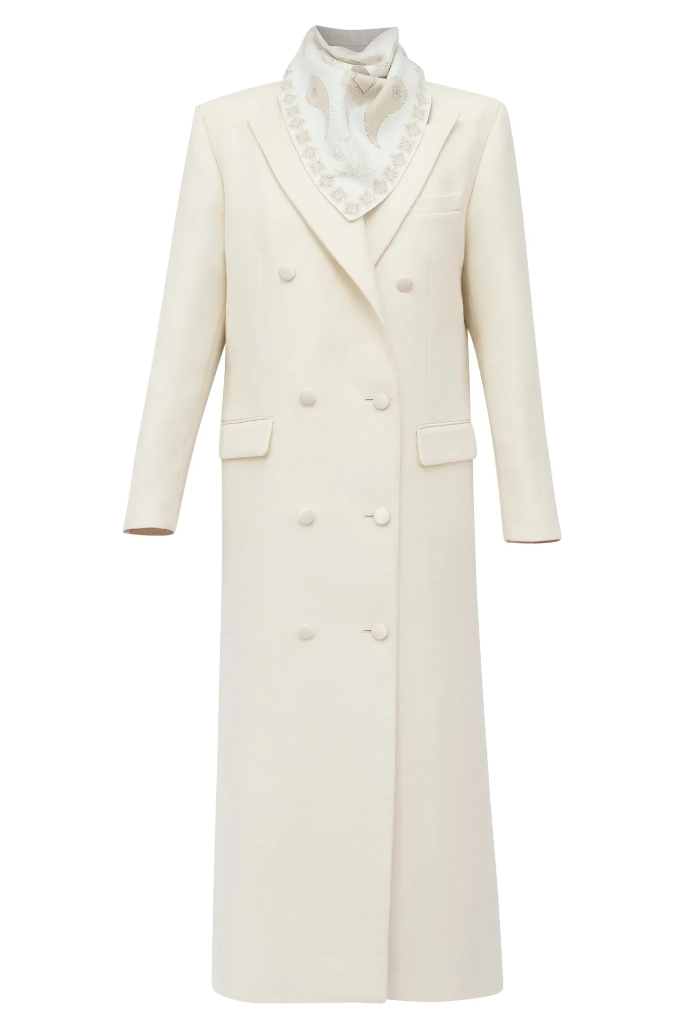 London Duster Coat in English Cream