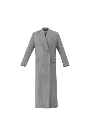 London Duster Coat in Italian Grey
