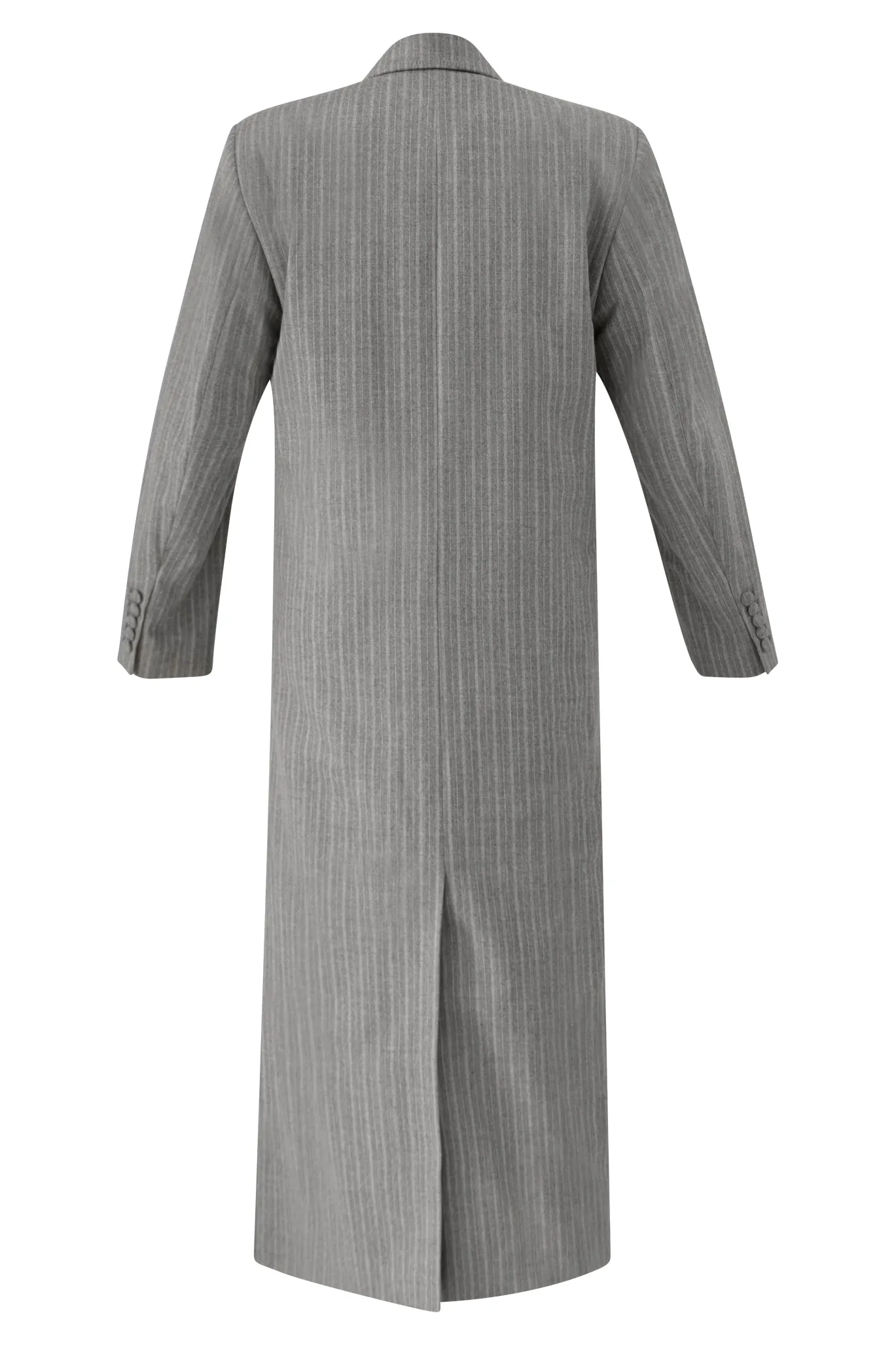 London Duster Coat in Italian Grey