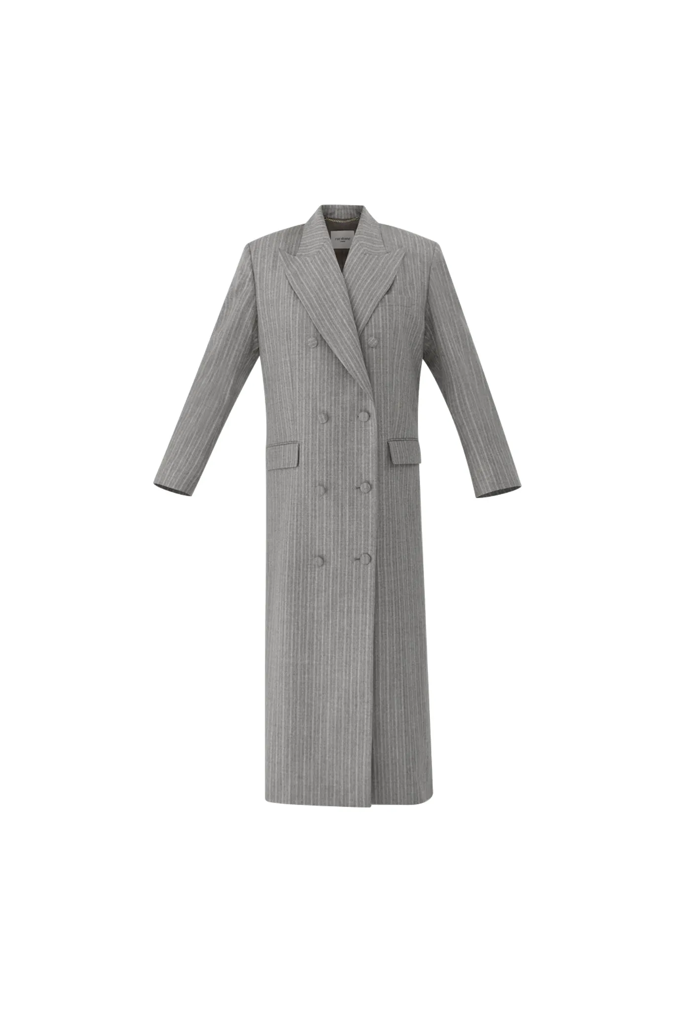London Duster Coat in Italian Grey