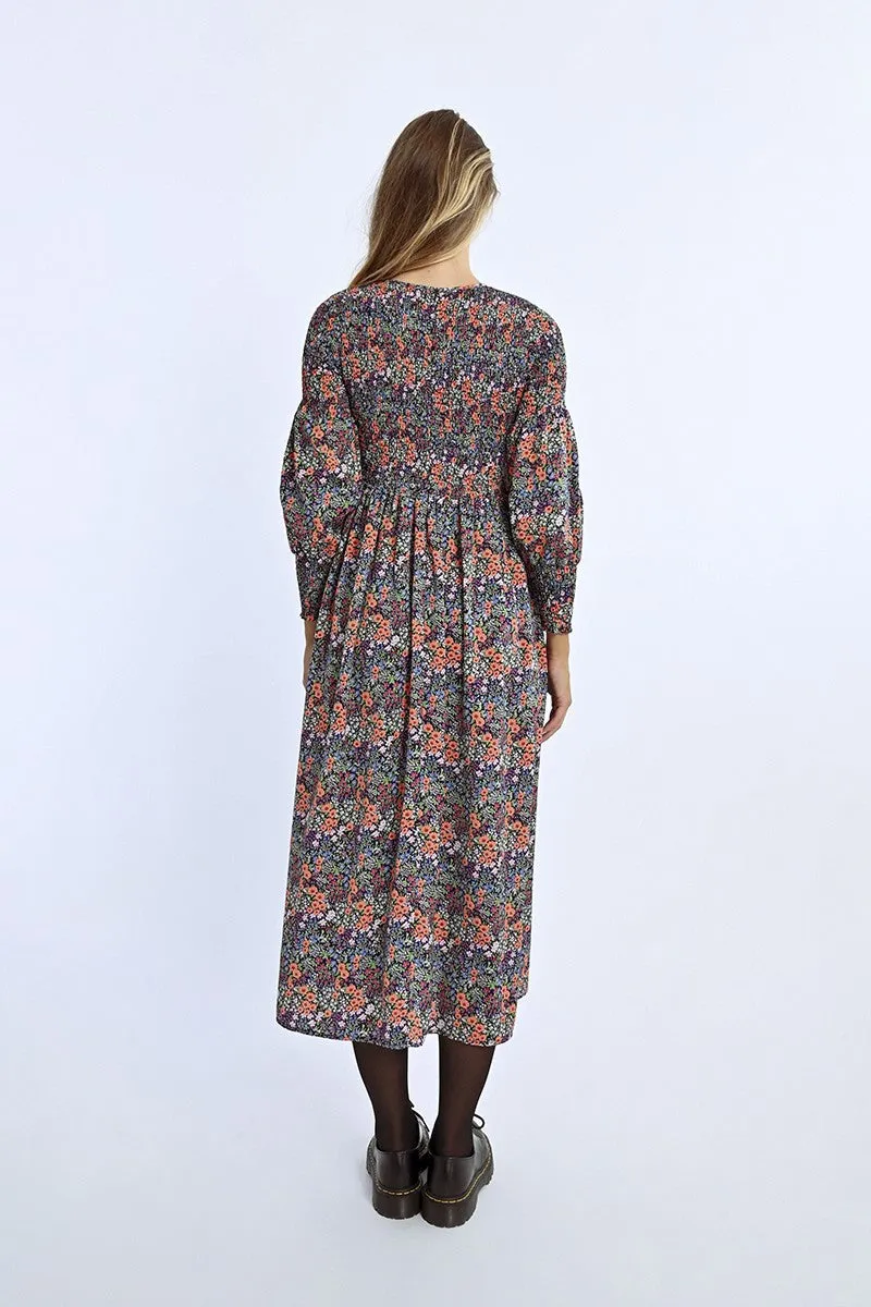 LONG FLORAL DRESS