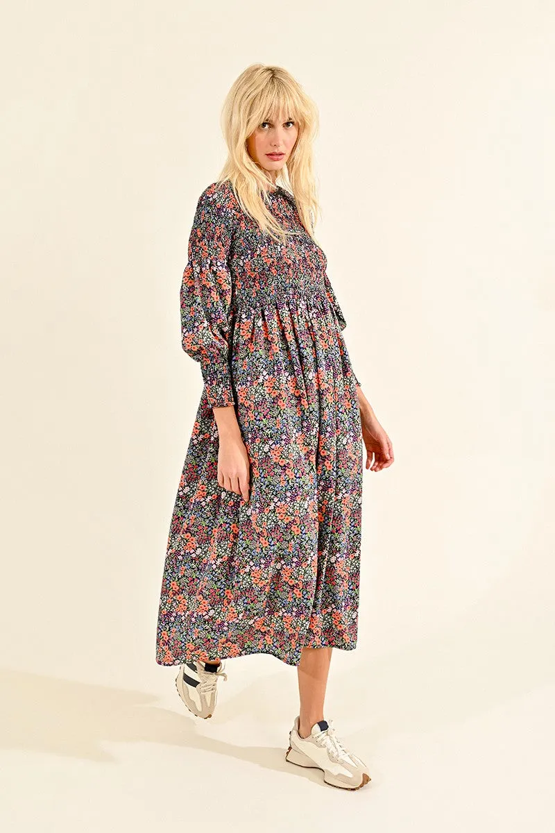 LONG FLORAL DRESS