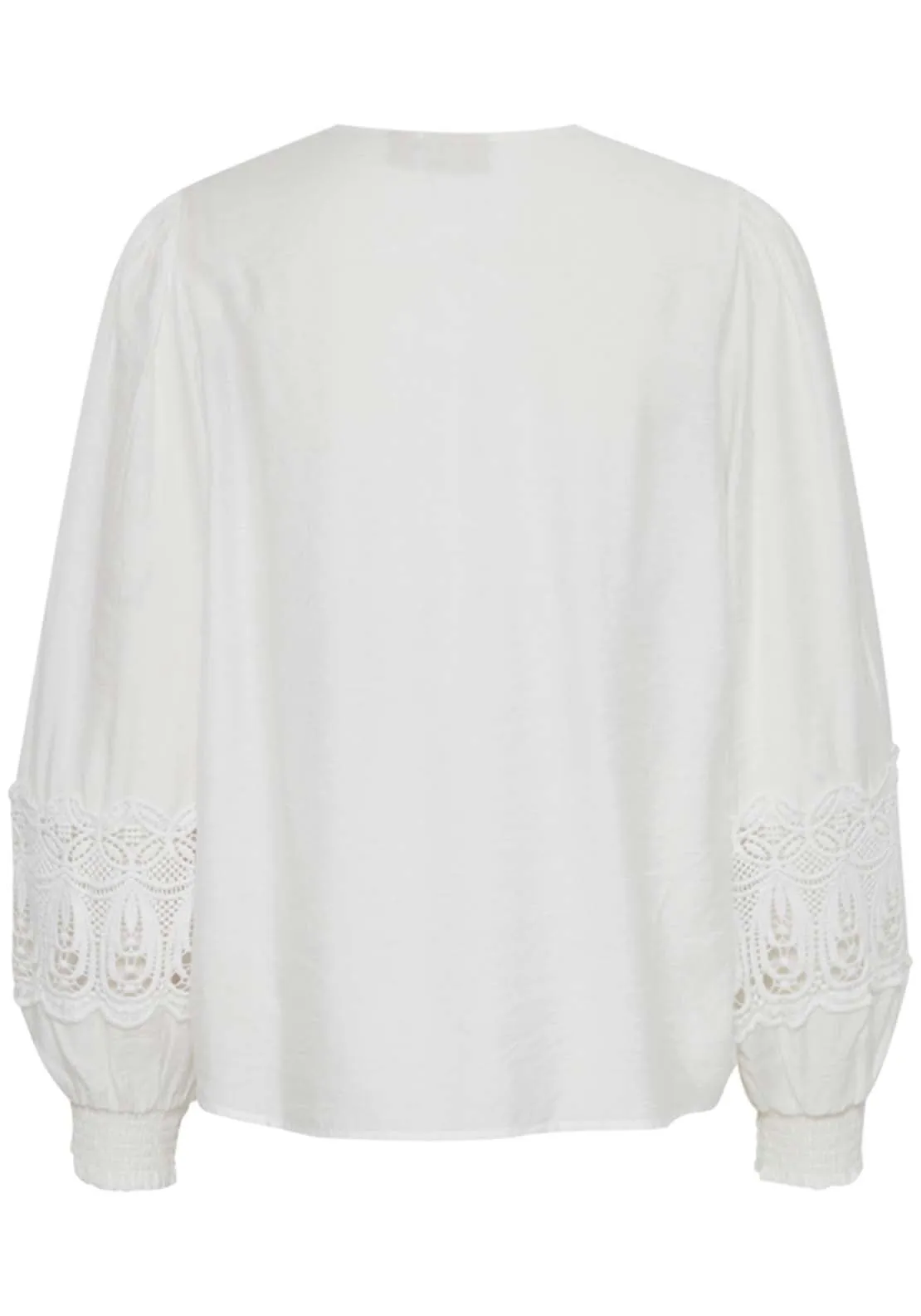 Long Sleeve Blouse - White