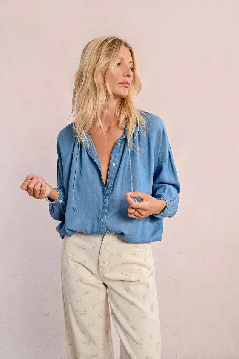 LOOSE TENCEL BLOUSE