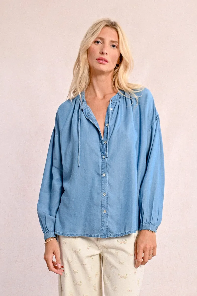 LOOSE TENCEL BLOUSE