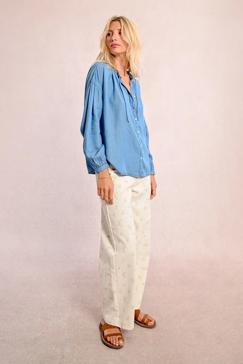 LOOSE TENCEL BLOUSE