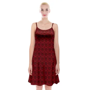 Lovelilly Spaghetti Strap Velvet Dress