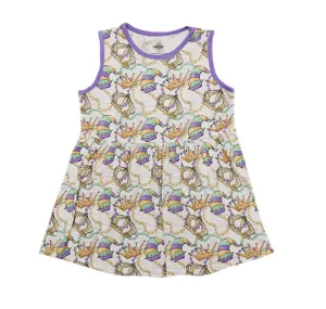 Mardi Gras Royal Twirl Dress