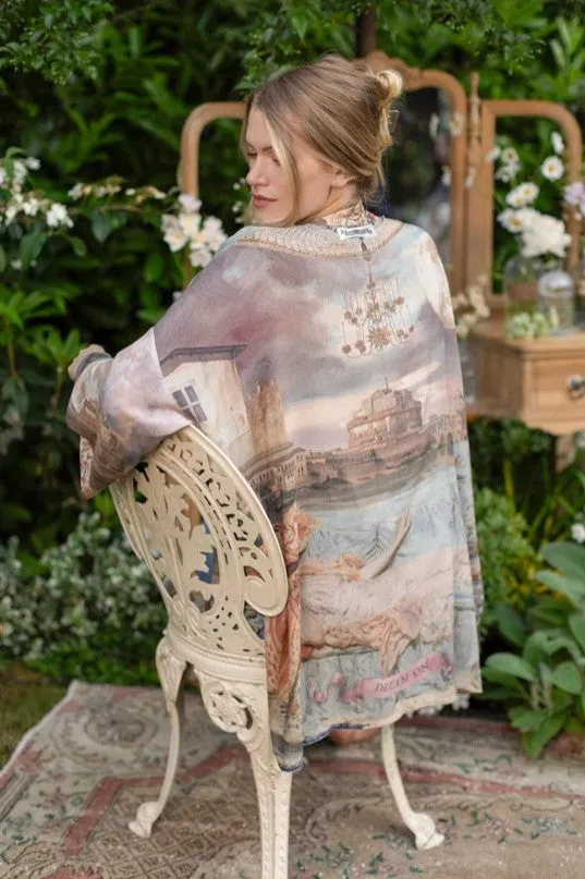 MARKET OF STARS IMAGINARIUM MATINEE MID LENGTH DUSTER BAMBOO KIMONO
