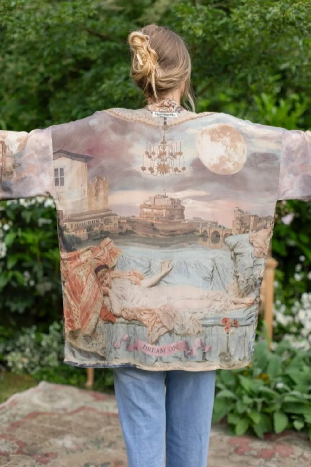 MARKET OF STARS IMAGINARIUM MATINEE MID LENGTH DUSTER BAMBOO KIMONO