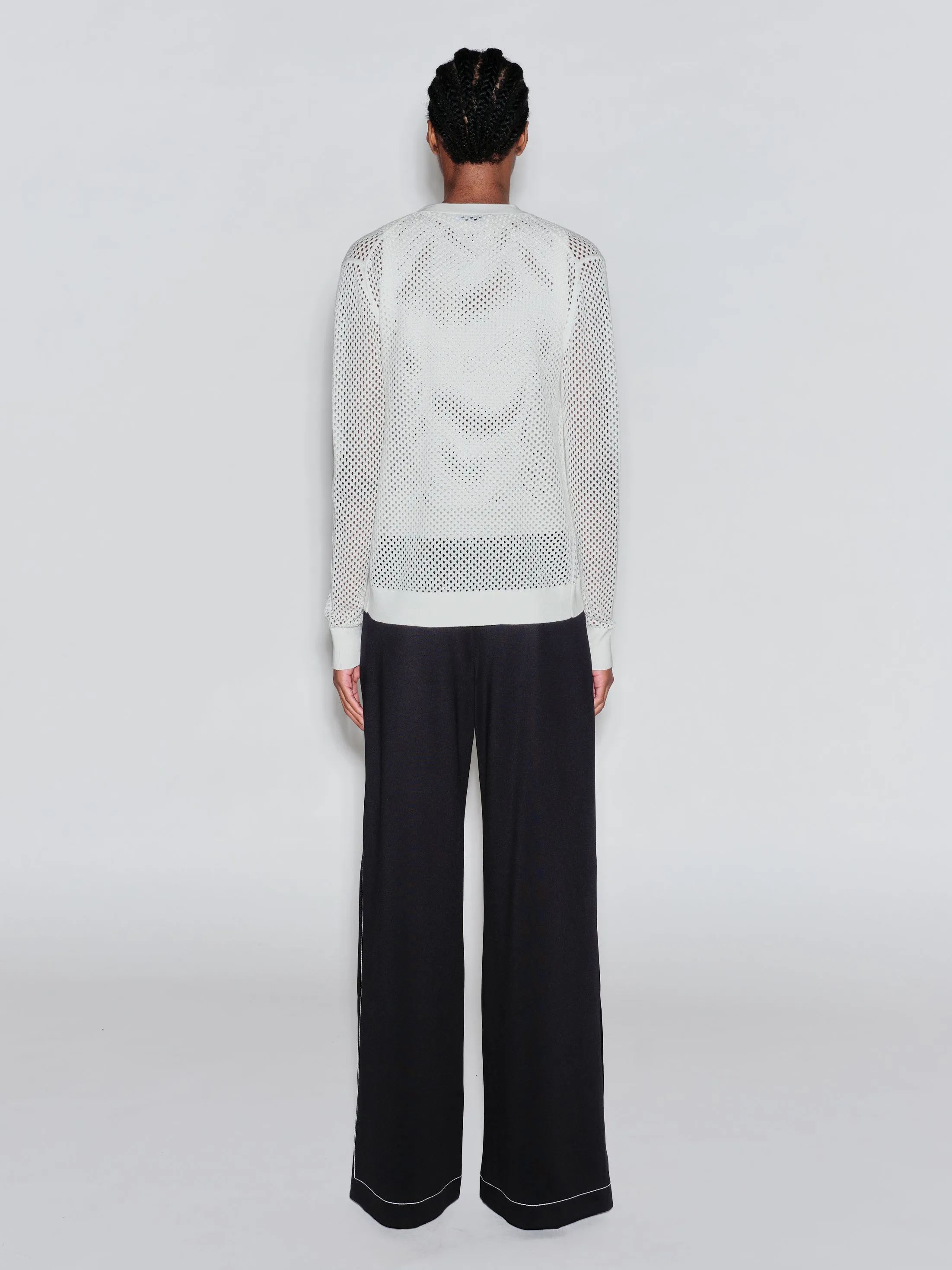 MESH POINTELLE CARDIGAN
