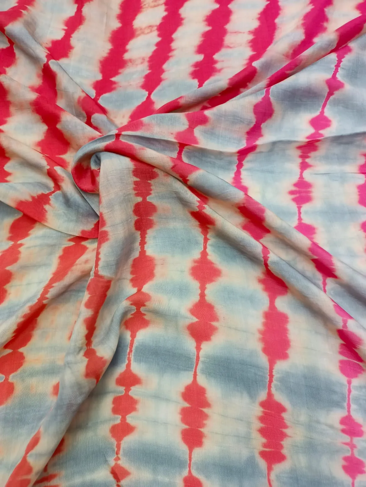 Modal Soft Muslin Tie dye Fabrics