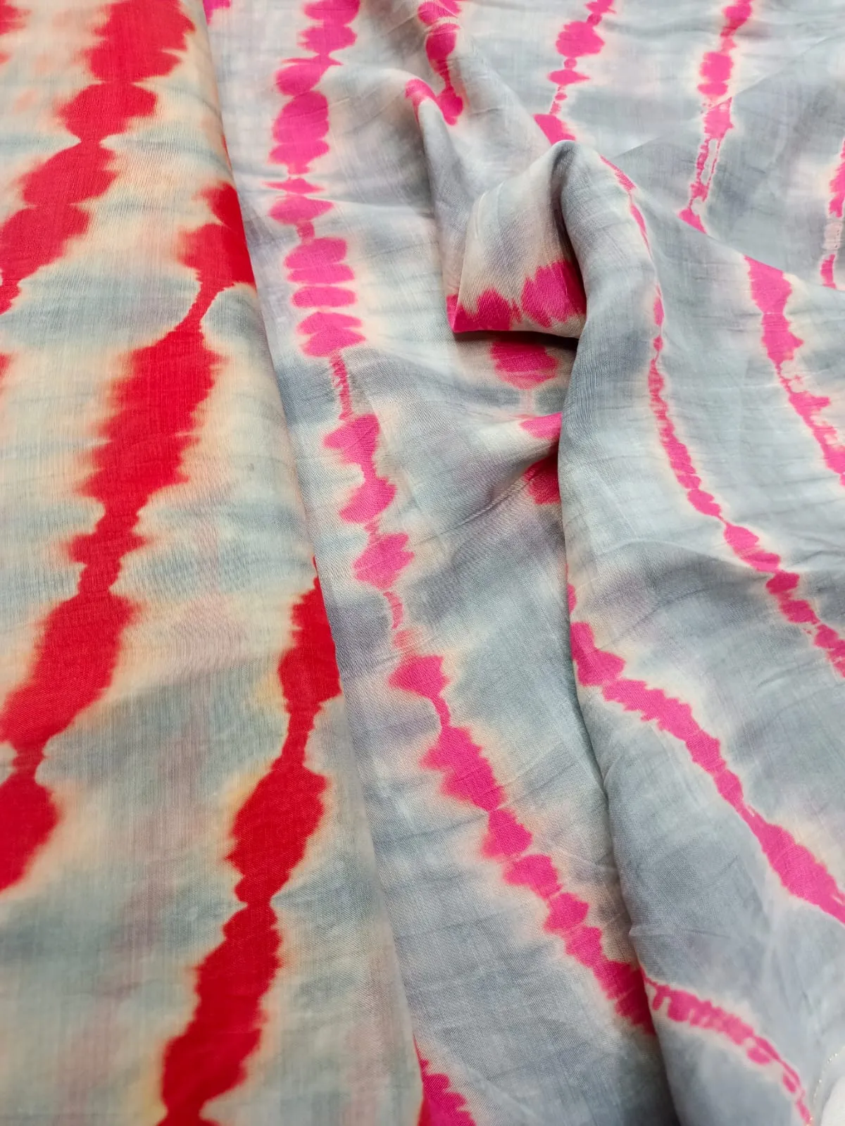 Modal Soft Muslin Tie dye Fabrics