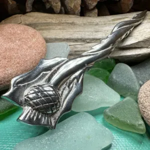 Modern Thistle Kilt Pin