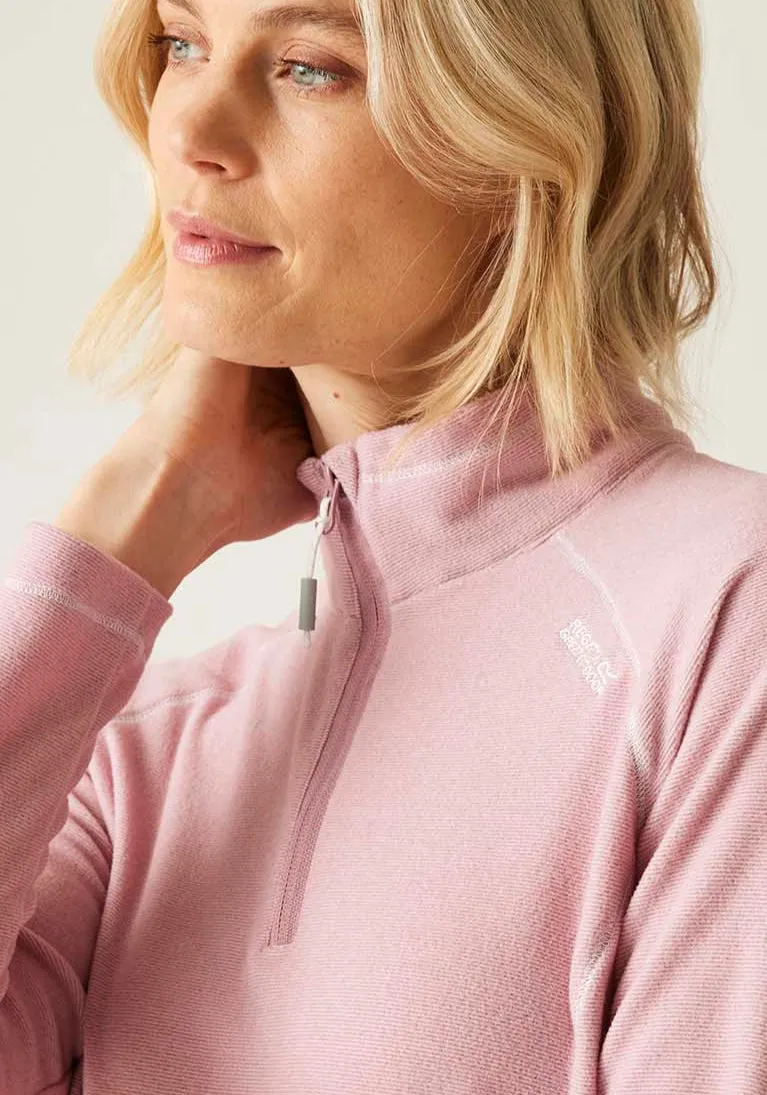 Montes Half Zip Fleece - Purple