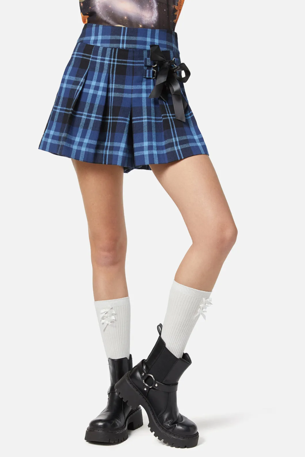 Moonlit Tartan Skort
