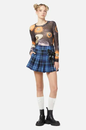 Moonlit Tartan Skort