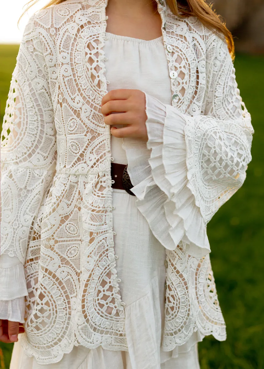 Mora Duster in Cream