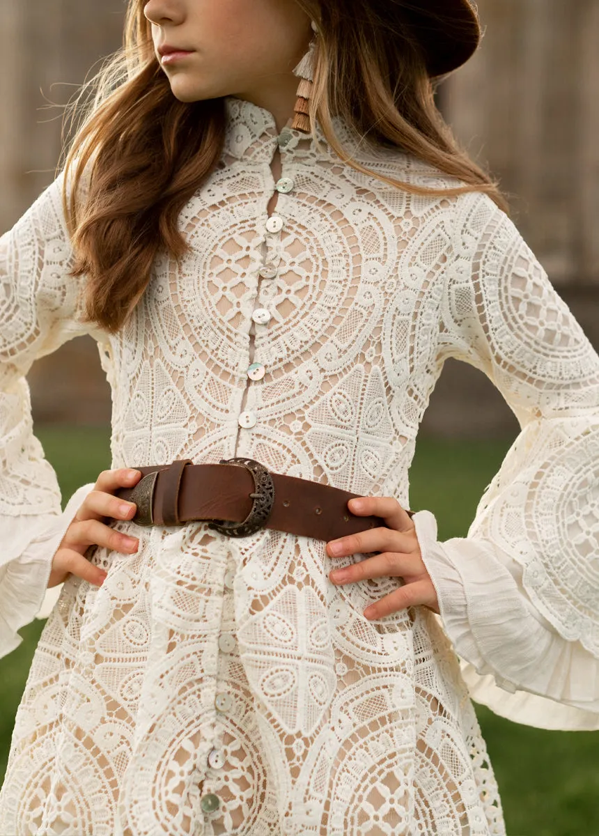 Mora Duster in Cream