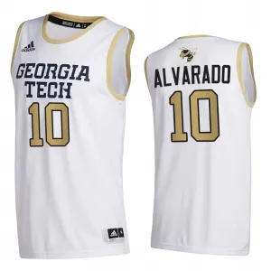 NCAAB Jose Alvarado Georgia Tech Yellow Jackets 10 Jersey
