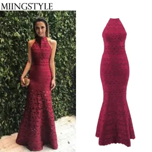 New style sexy lady sleeveless fishtail body-con women bandage  dress