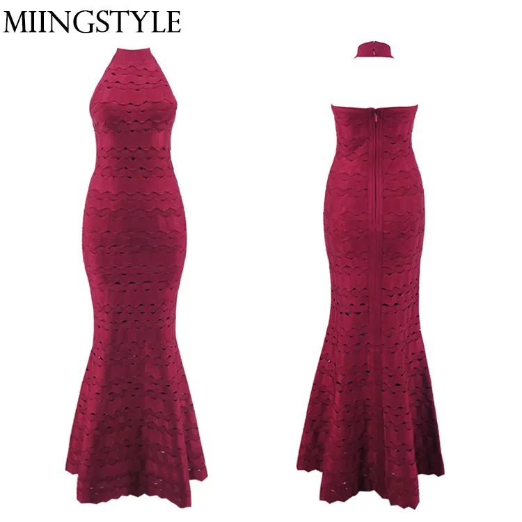 New style sexy lady sleeveless fishtail body-con women bandage  dress