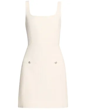 Off White Tweed Sabra Dress