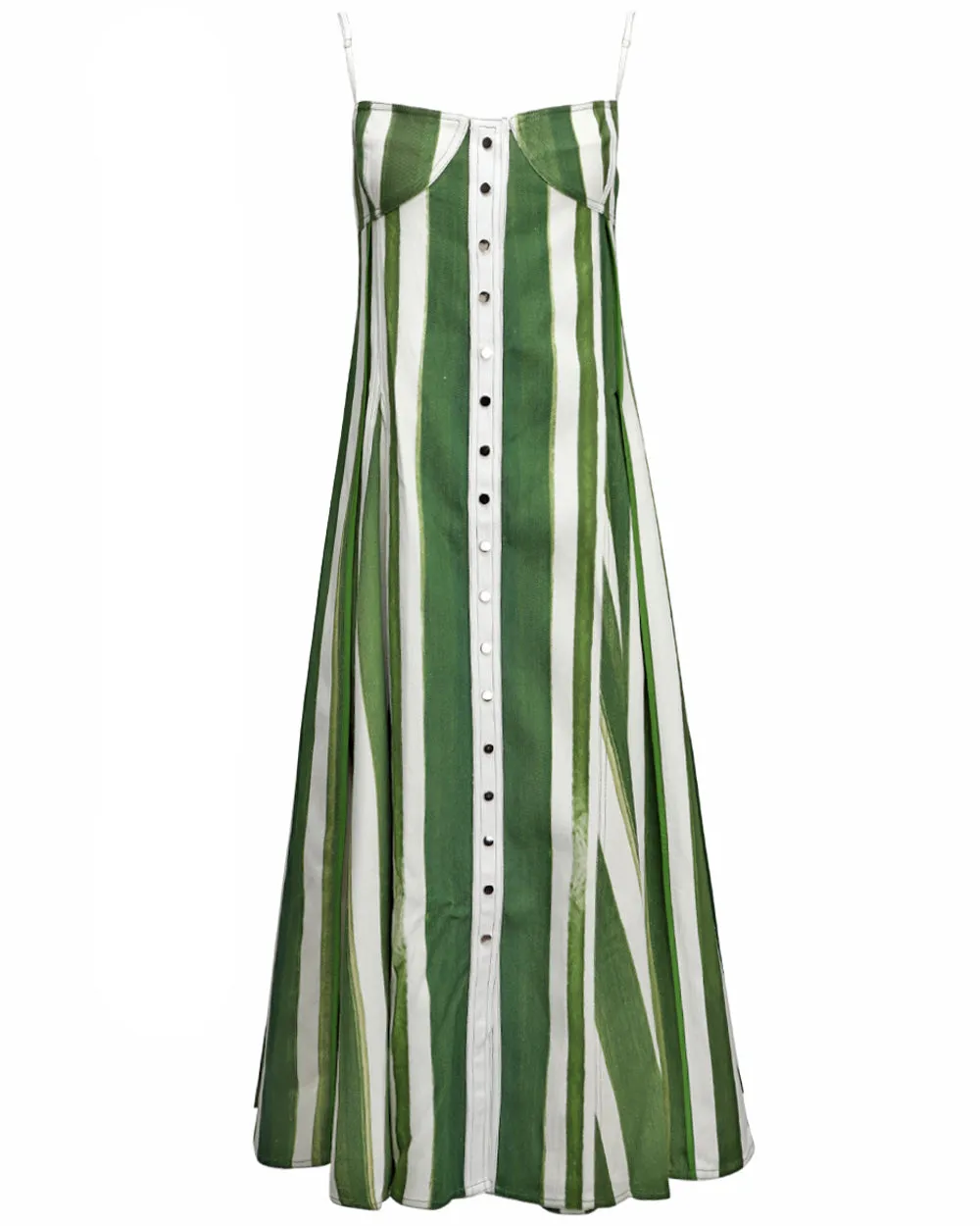 Palm Stripe Jules Dress
