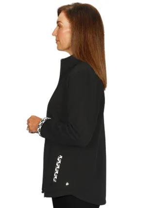 Peak Fleece Contrast Pocket Jacket
