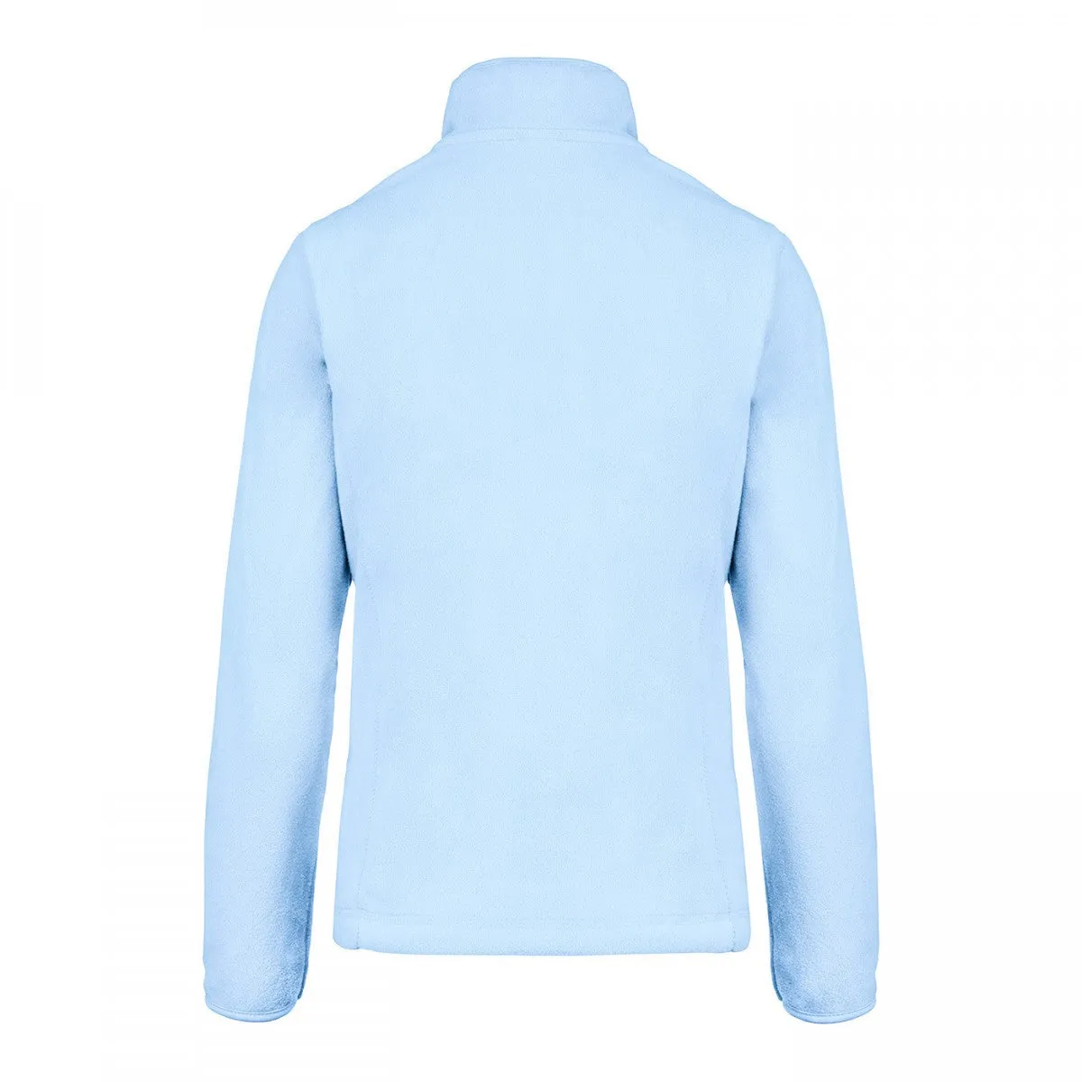 Personalised Custom Name Women Fleece Jacket Sweet Light Blue Design 5