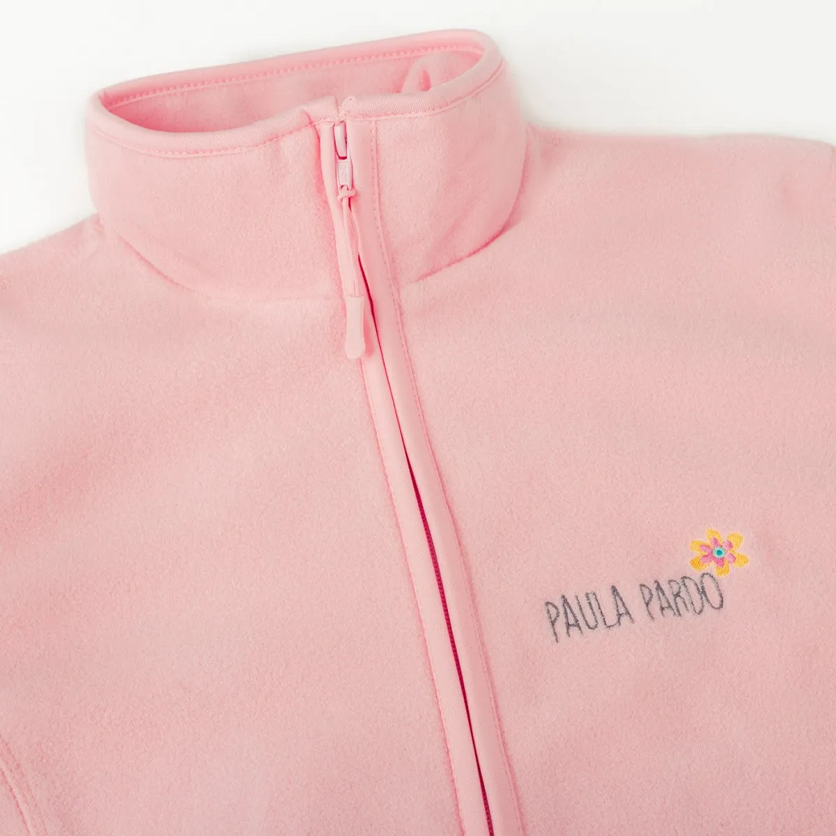 Personalised Custom Name Women Fleece Jacket Sweet Pink Design 5
