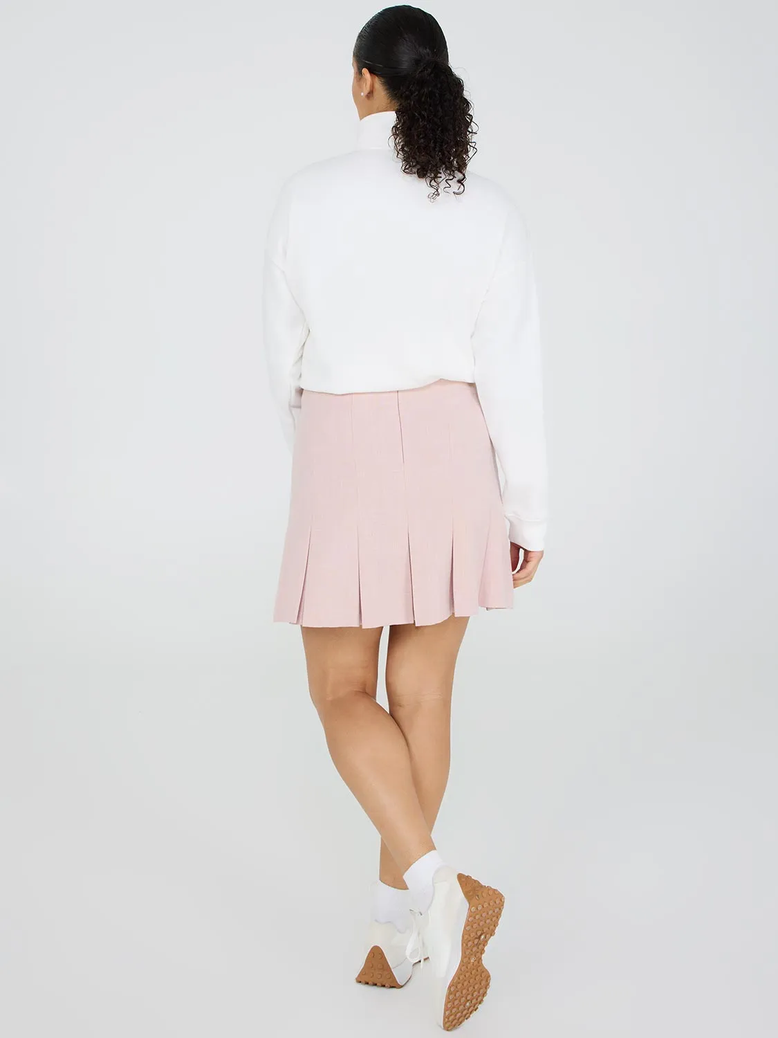 Pleated Mini Skirt