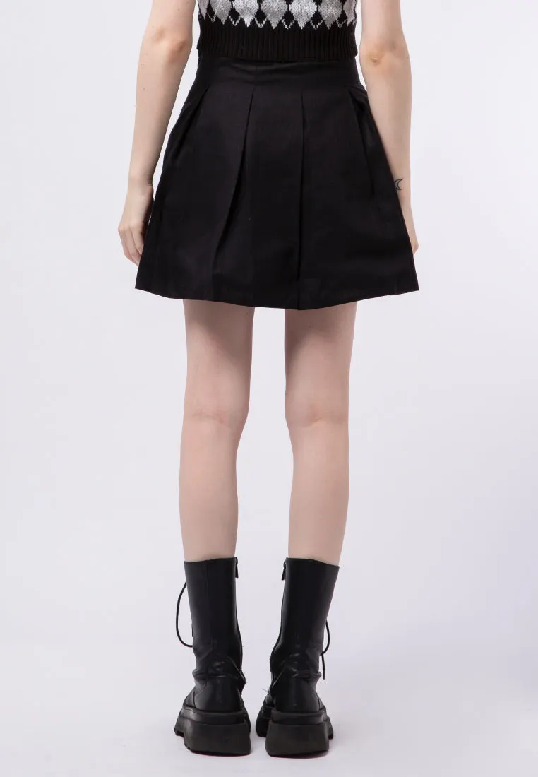 Pleated Mini Skirt