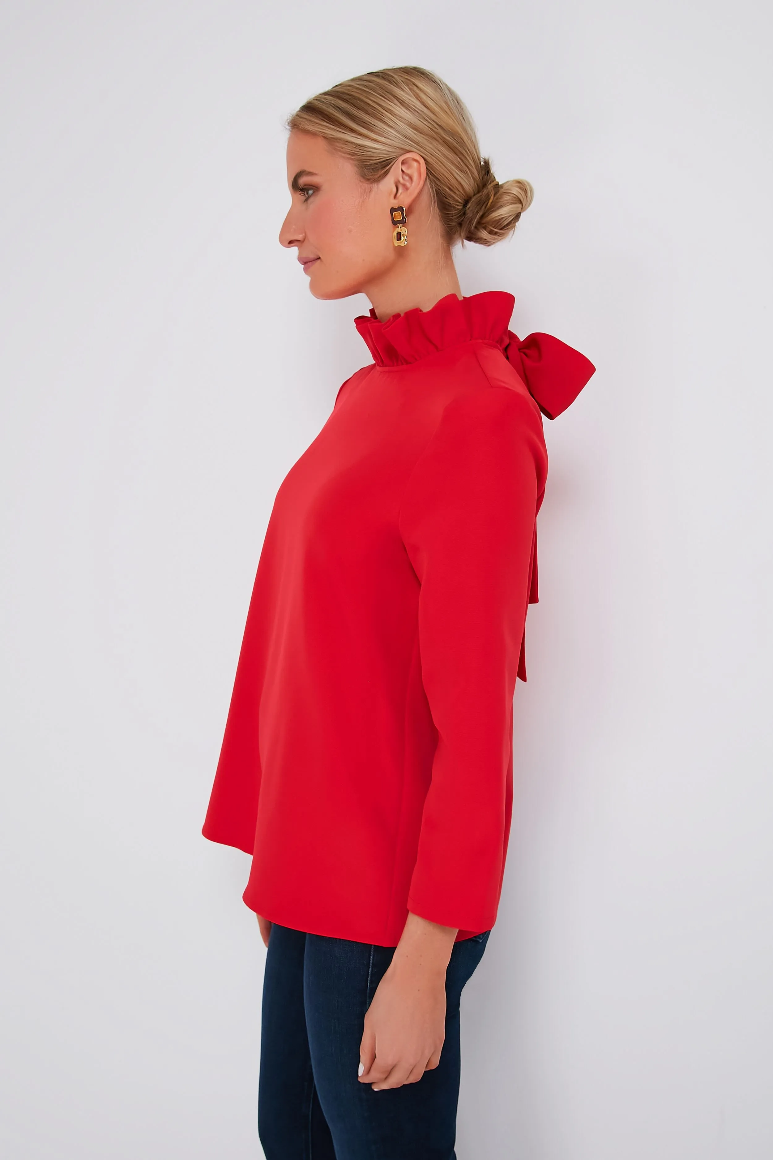 Poppy Red Faye Blouse
