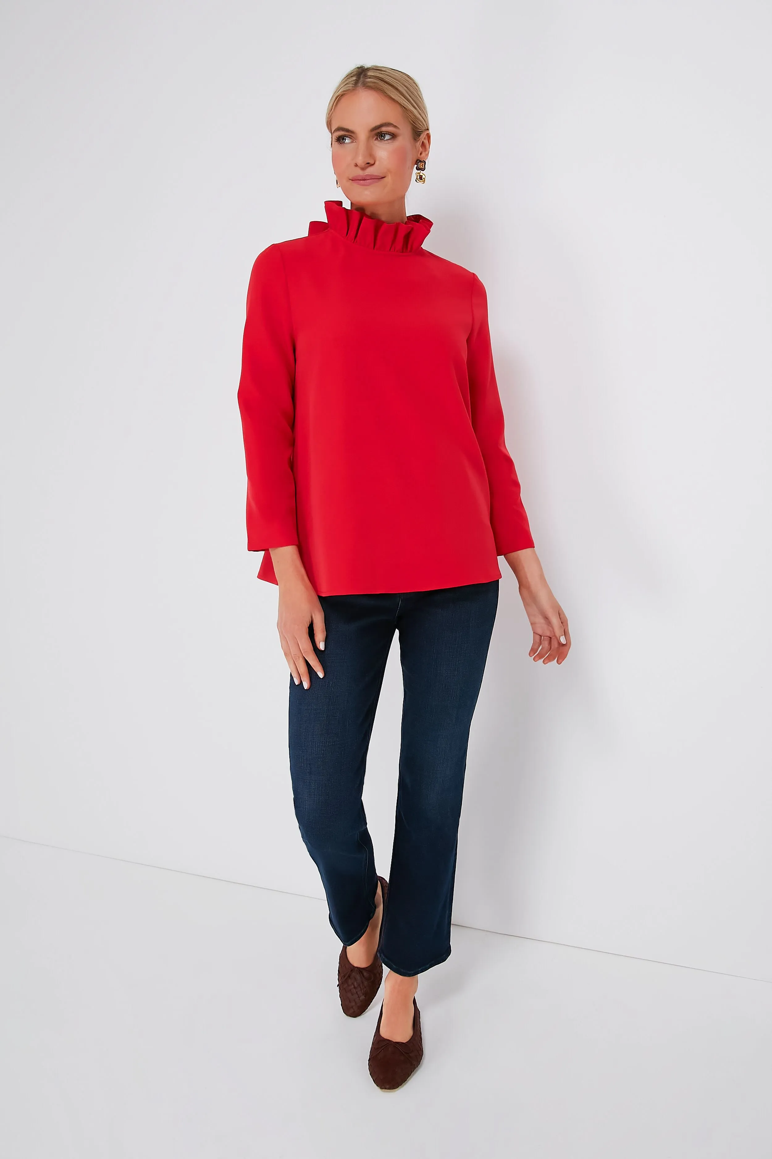 Poppy Red Faye Blouse