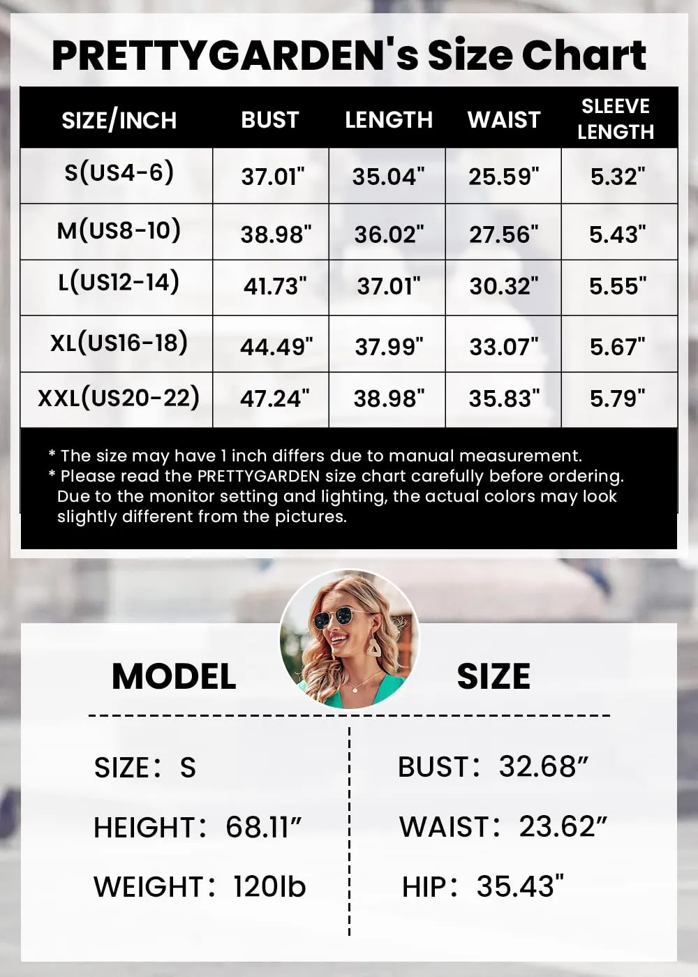 PRETTYGARDEN Women's 2024 Summer Swing Mini Dress Tie Front V Neck Short Sleeve Ruffle Layer A-Line Short Dress