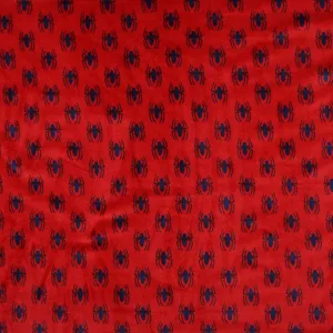 Printed Mongolian Fleece Spidey
