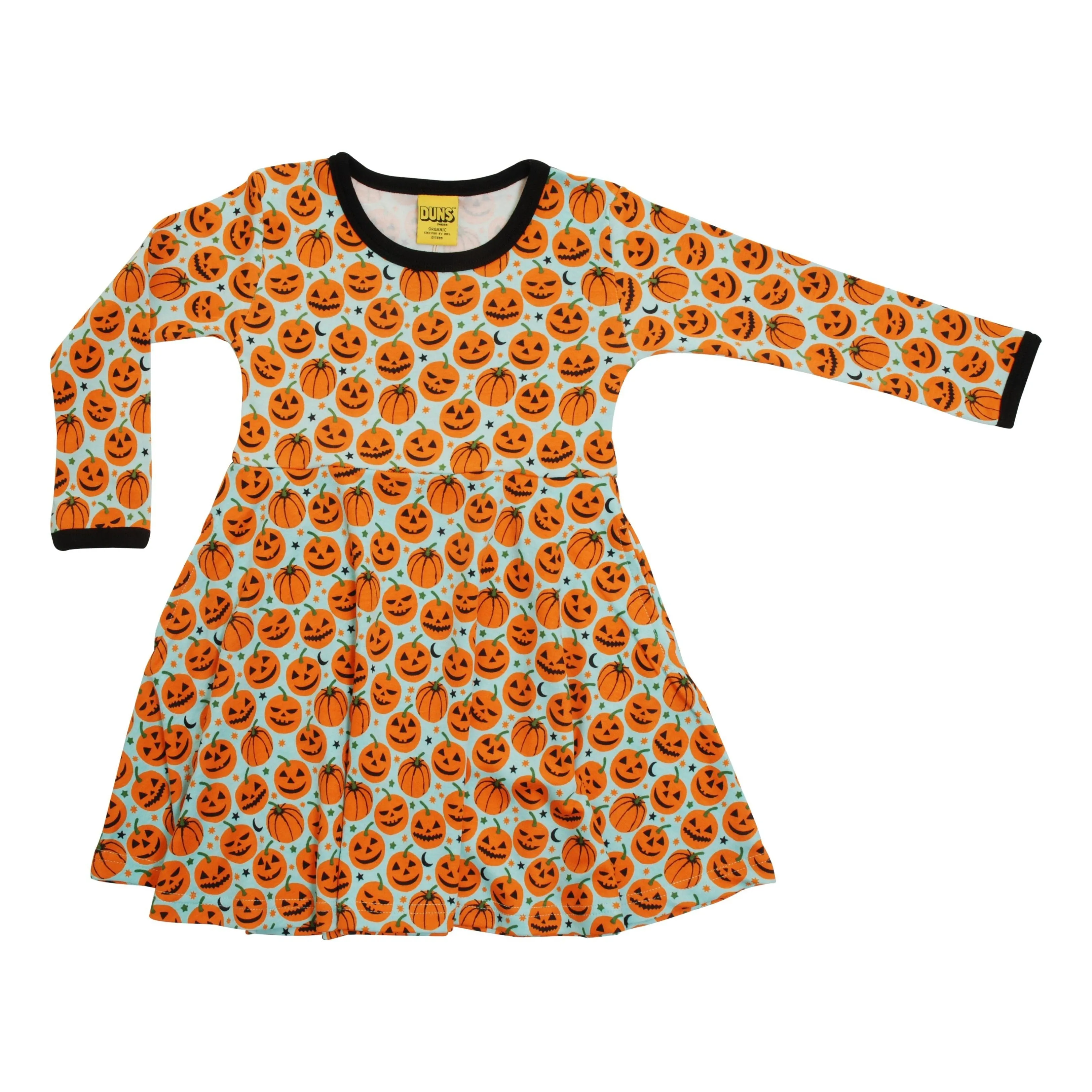 Pumpkin - Blue Radiance Long Sleeve Skater Dress