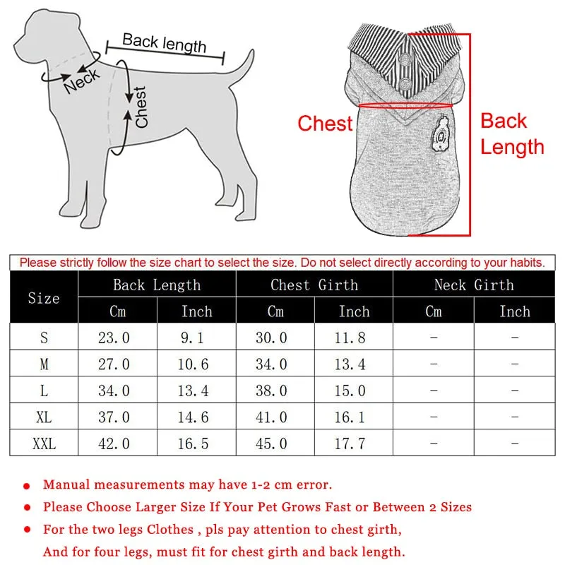 Puppy Pet Dog Coat Jackets