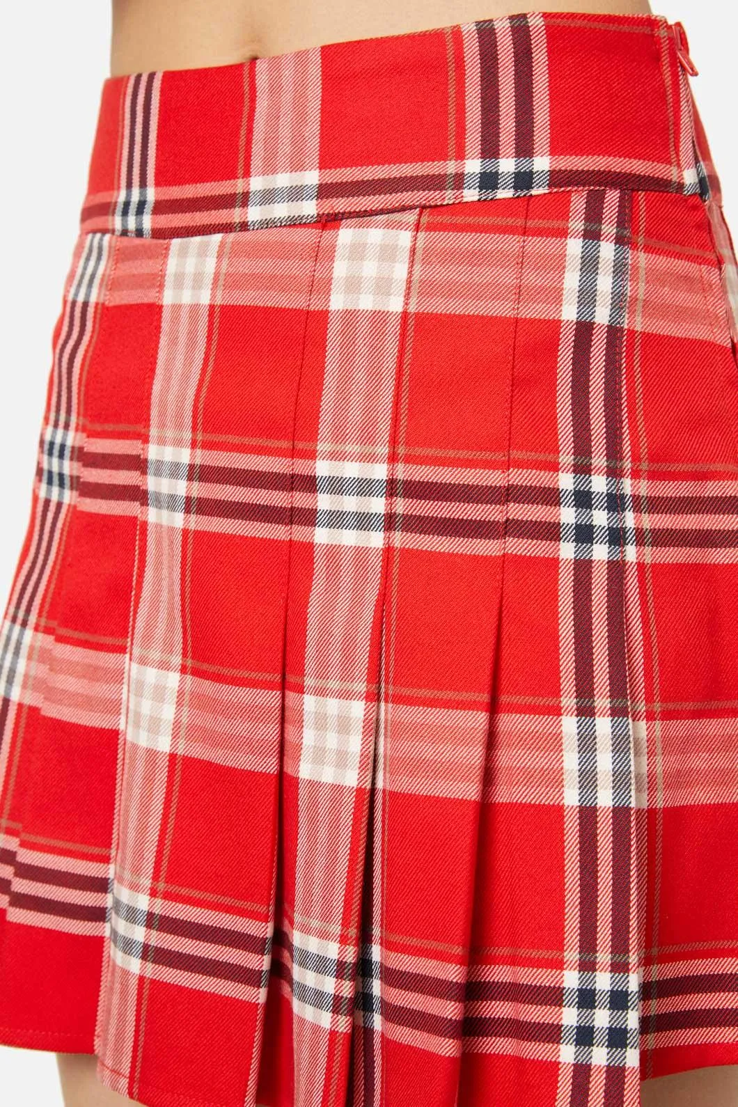 Queen Of Cats Tartan Skort