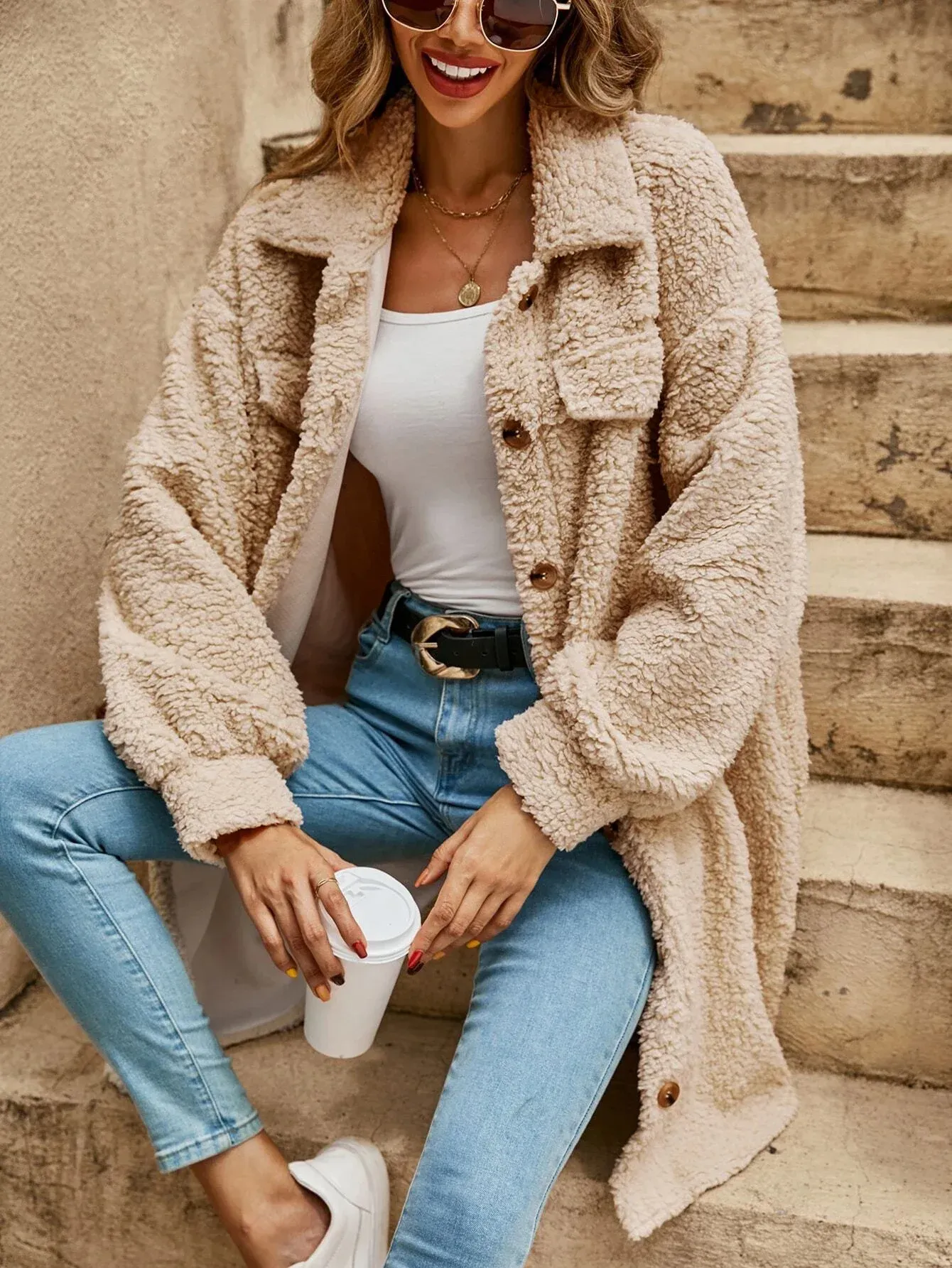QUINN - COZY TEXTURED COAT