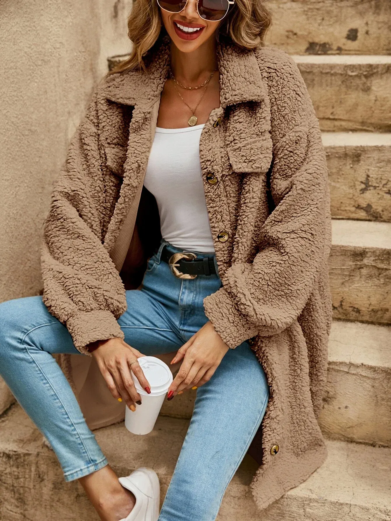 QUINN - COZY TEXTURED COAT