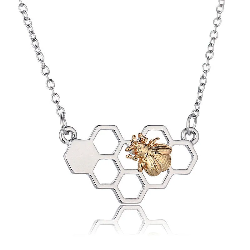 "Bee My Honey" -- The Honey Bee Necklace