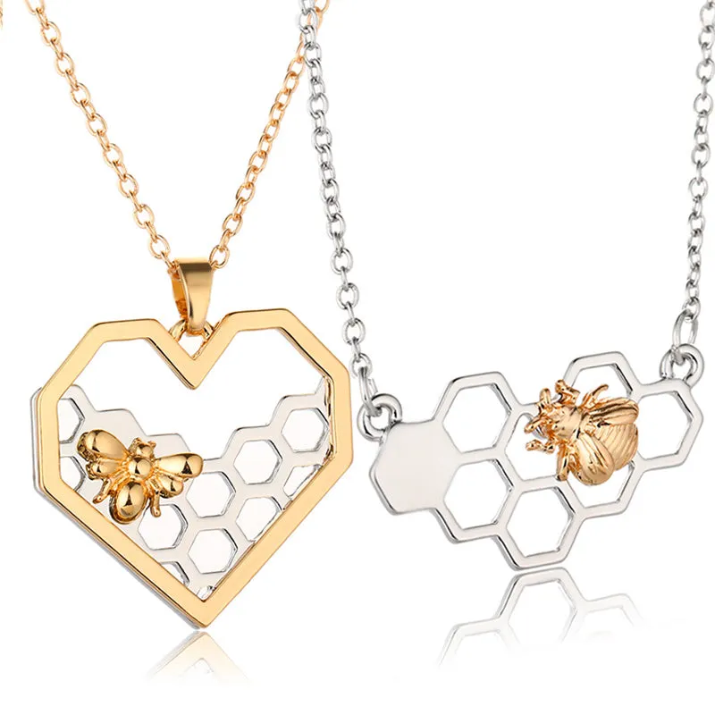 "Bee My Honey" -- The Honey Bee Necklace