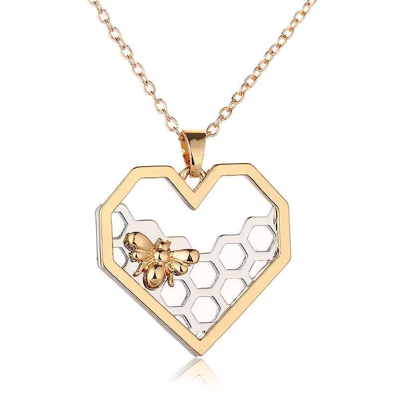 "Bee My Honey" -- The Honey Bee Necklace